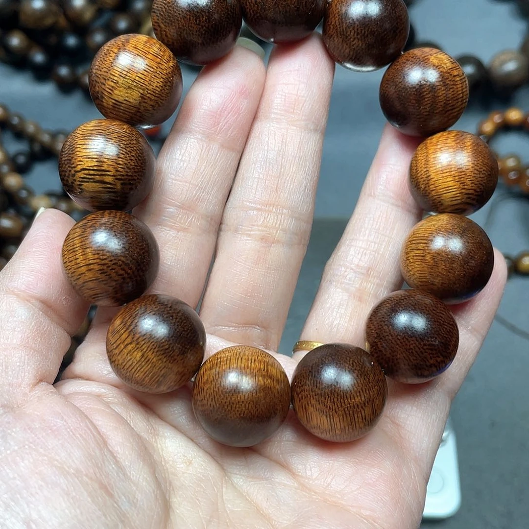 沉香手串富森红土1.8