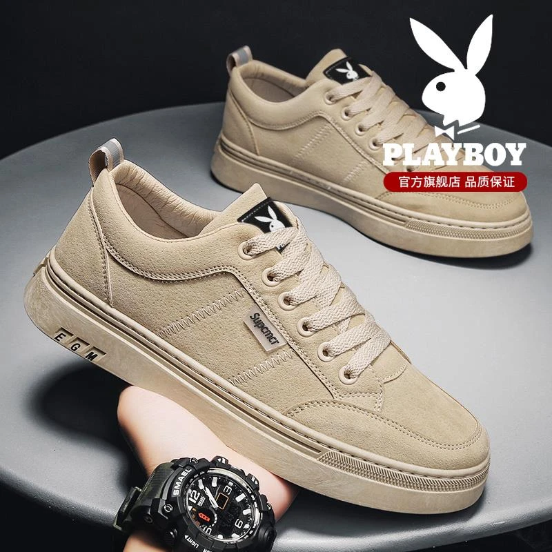 花花公子男鞋新款冬季青少年男士户外登山运动鞋工作耐磨休闲板鞋