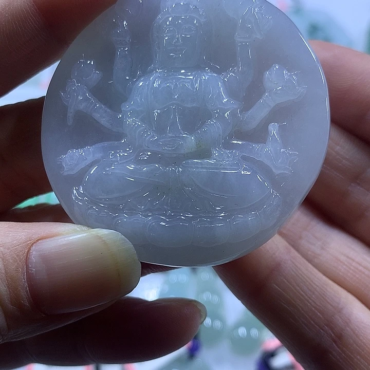 翡翠未镶嵌颈饰天然翡翠吊坠A货