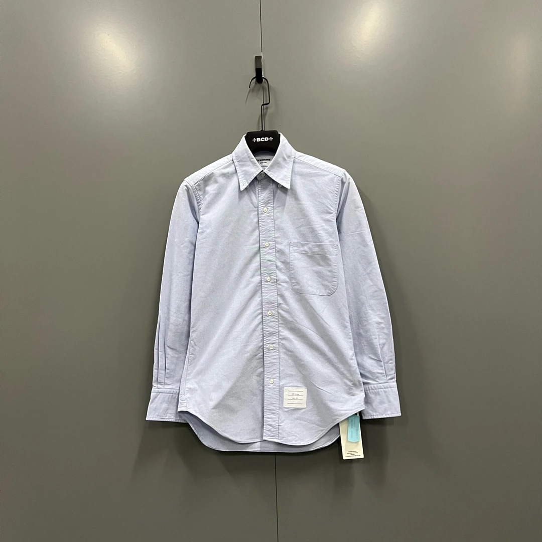 99新 THOMBROWNE h97  TB 浅蓝色长袖衬衫 0码 9205331