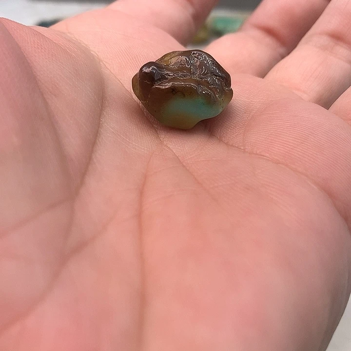 绿松石未镶嵌颈饰