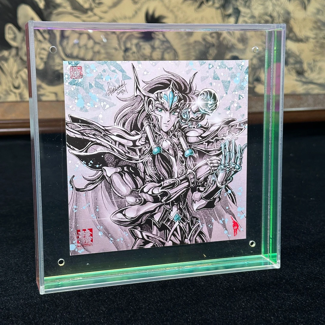 （拍框赠画）方盘系列《圣域传魔改版》复制画