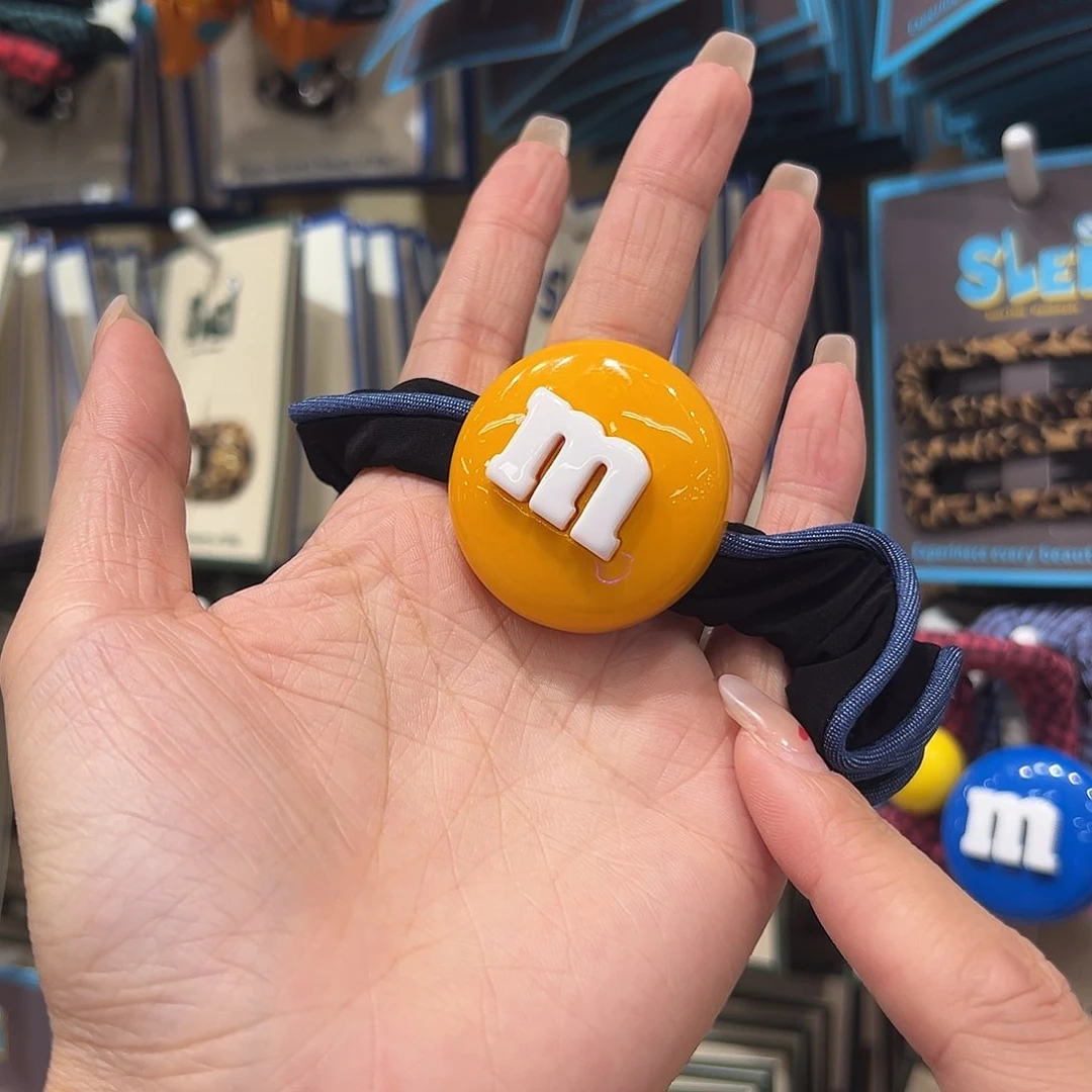 无非金属黄色豆发圈