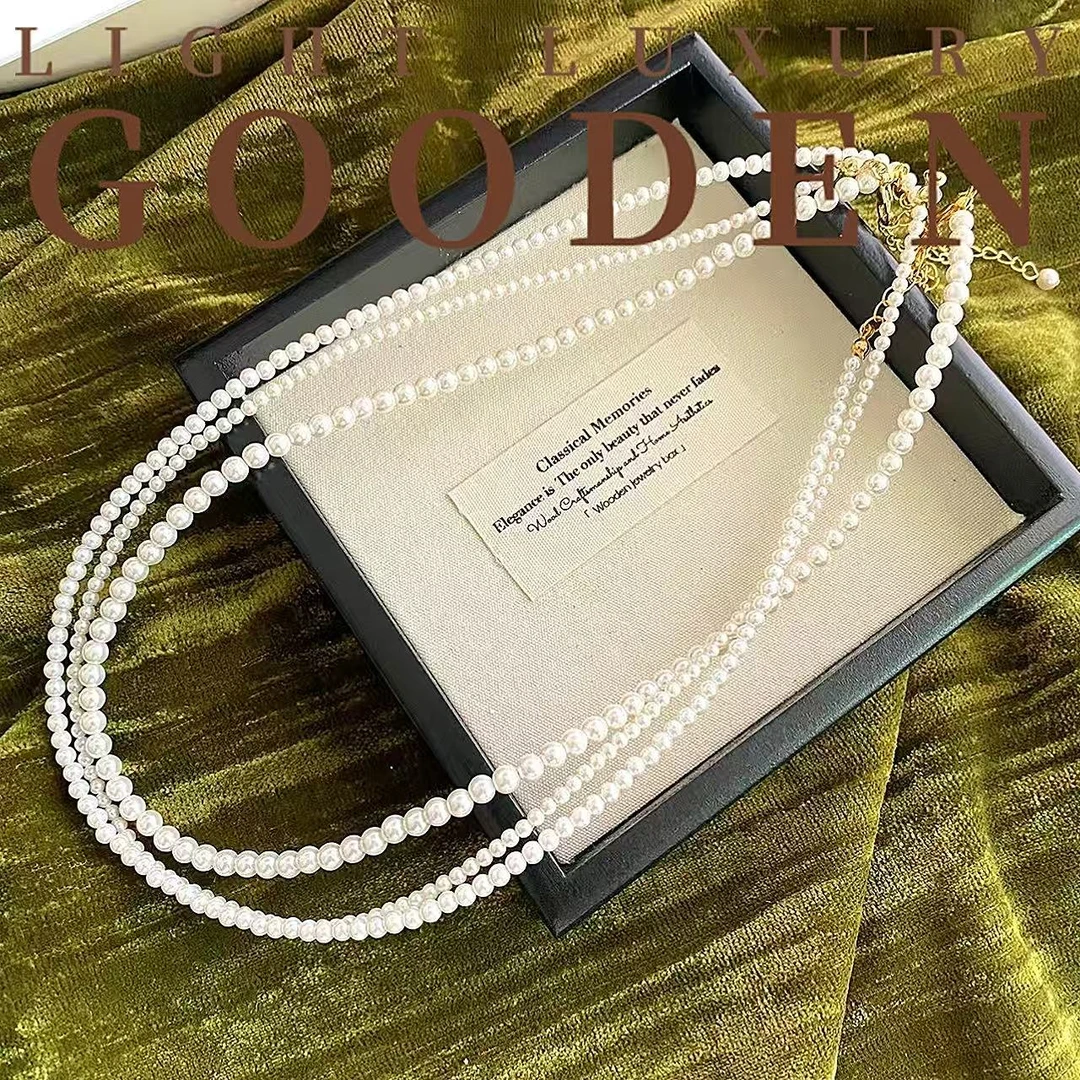 铜合金项链 Gooden岛家【淡雅气质】法式气质时尚百搭简约素链项链