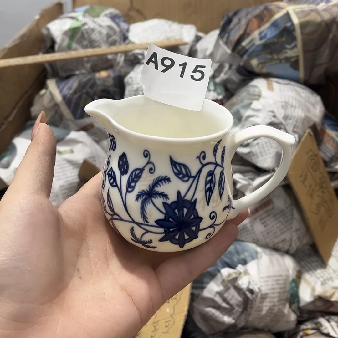 瓷片茶摆件工艺品摆件666