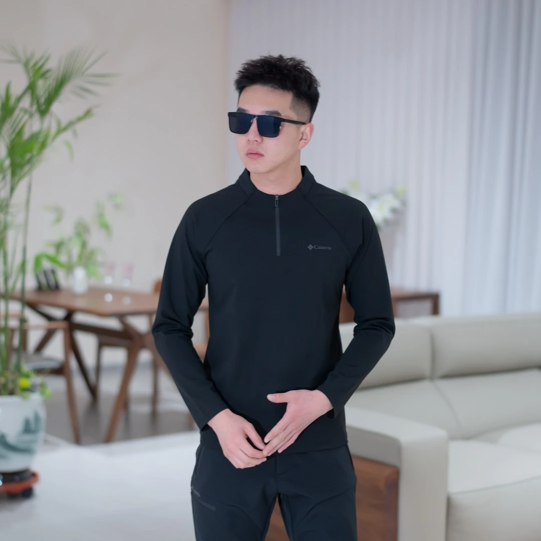 ceiravia（加绒）冬季2025新款轻奢时尚帅气百搭舒适休闲上衣T恤