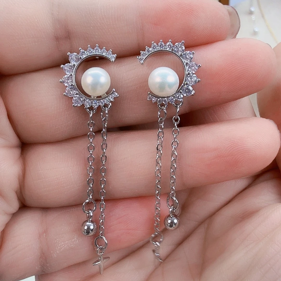 淡水珍珠未镶嵌耳饰