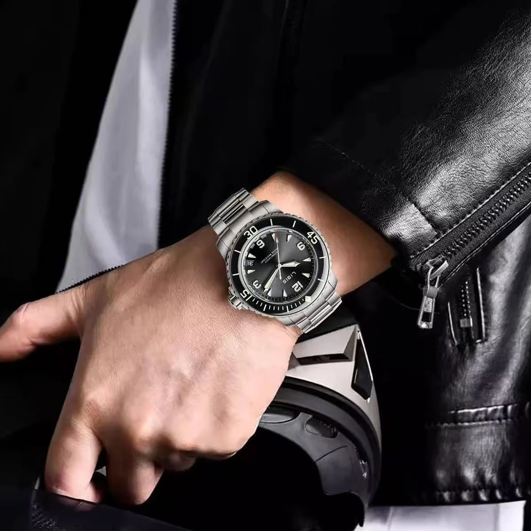 【正品直发】全新未拆封/经典黑水鬼系列/高端腕表男士钢带夜光防水