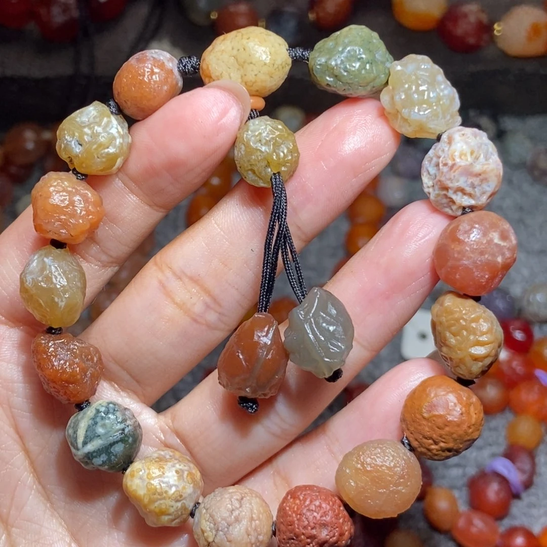 未镶嵌玛瑙/玉髓珠宝半成品