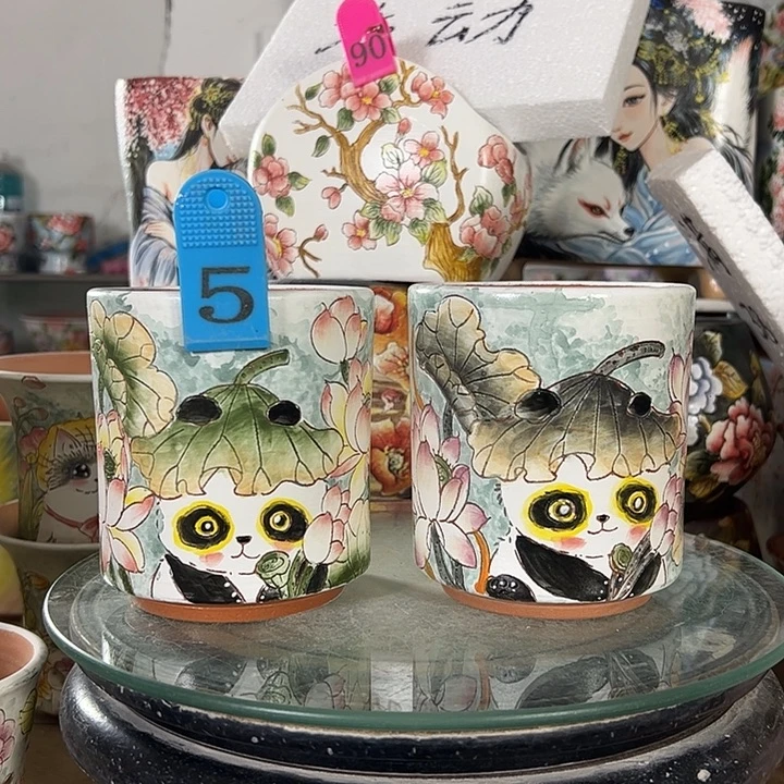 景德镇手绘花盆性价比超高