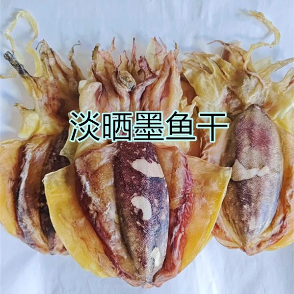 舟山特产船上淡晒墨鱼干乌贼干货 墨鱼鲞乌贼鲞营养美味