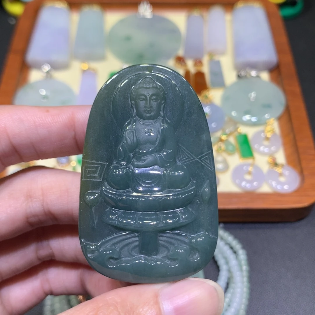 吊坠(不含链)未镶嵌翡翠