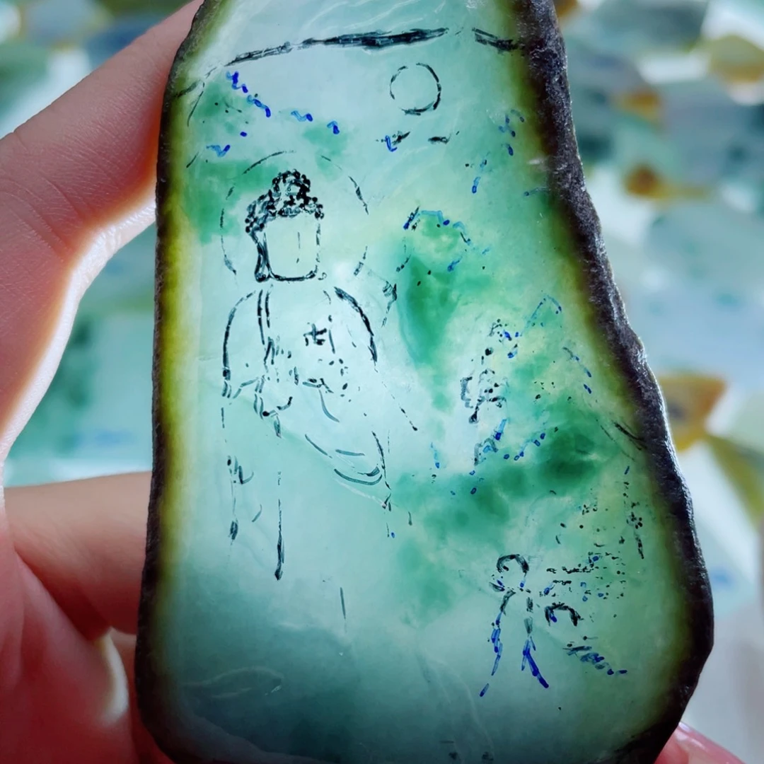 定制翡翠未镶嵌包工