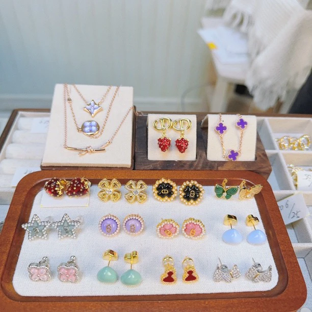 铜合金耳饰 【101】时尚气质百搭精致耳钉