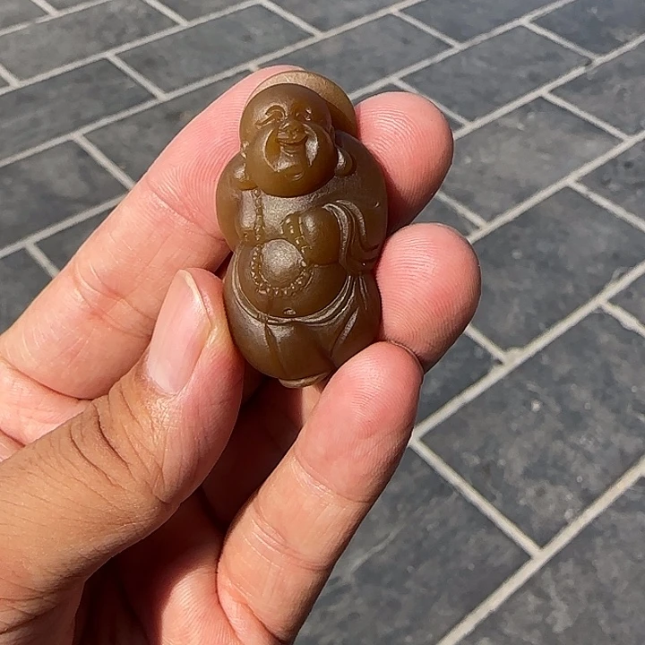 和田玉（糖玉）未镶嵌颈饰新疆且末糖
