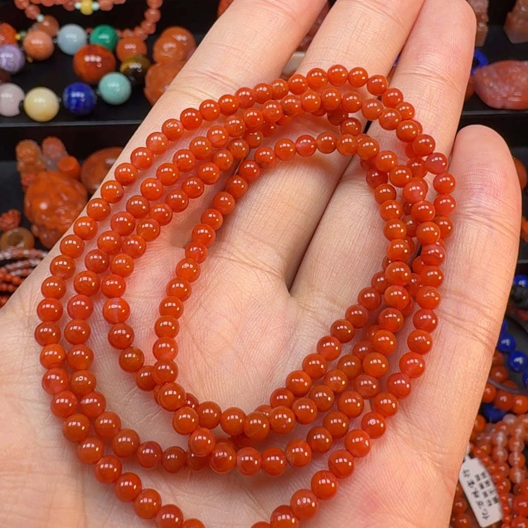 南红玛瑙未镶嵌小米珠