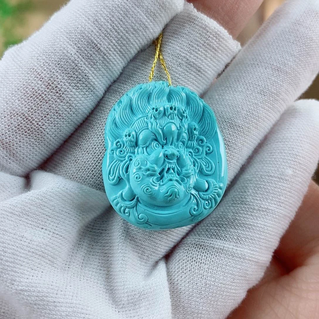 未镶嵌绿松石珠宝奇石芳*