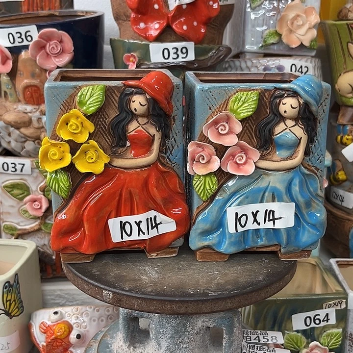 花盆紫砂粗陶材质多肉花盆