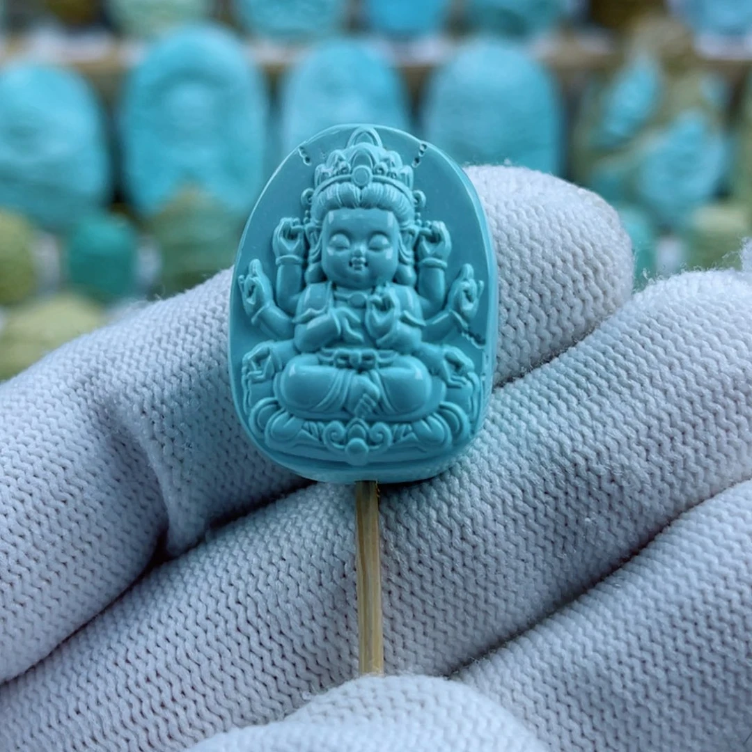 绿松石未镶嵌珠宝奇石