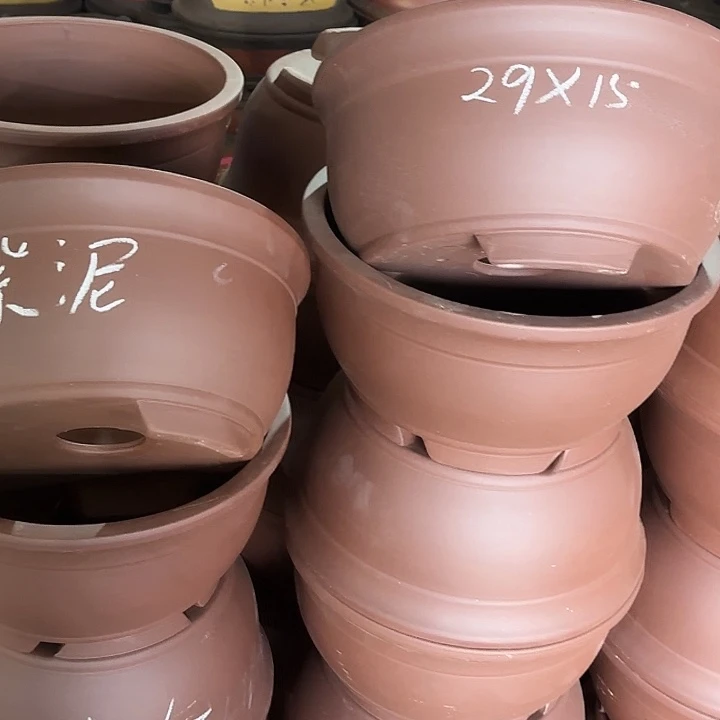 紫砂花盆100-4。