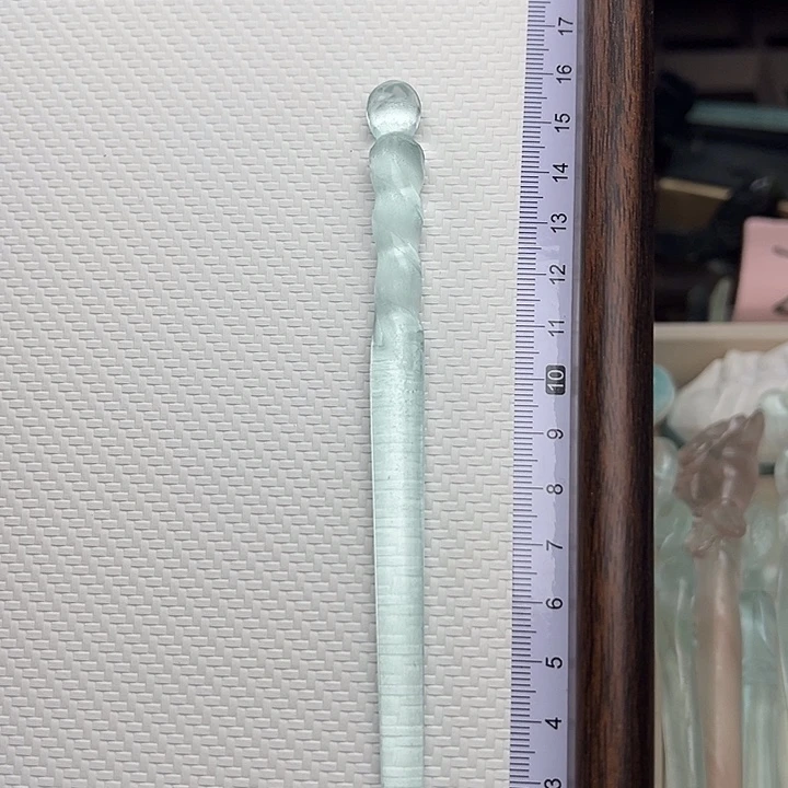 蛇纹石玉未镶嵌发簪球