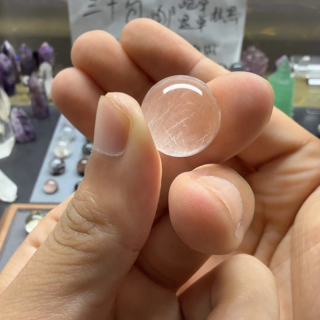 牧***云未镶嵌摆件水晶16.4