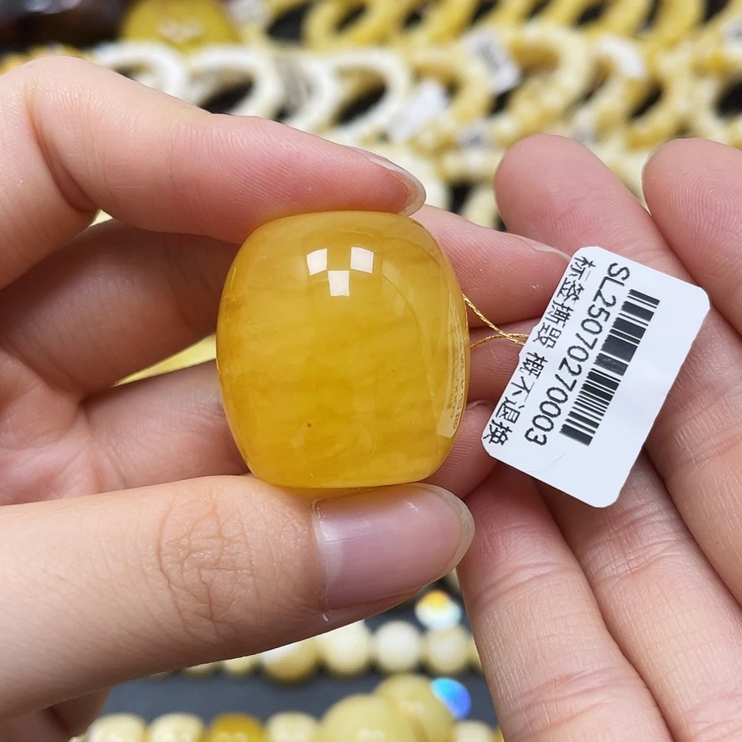 未镶嵌蜜蜡裸石桶珠26✖️27.3mm瑕