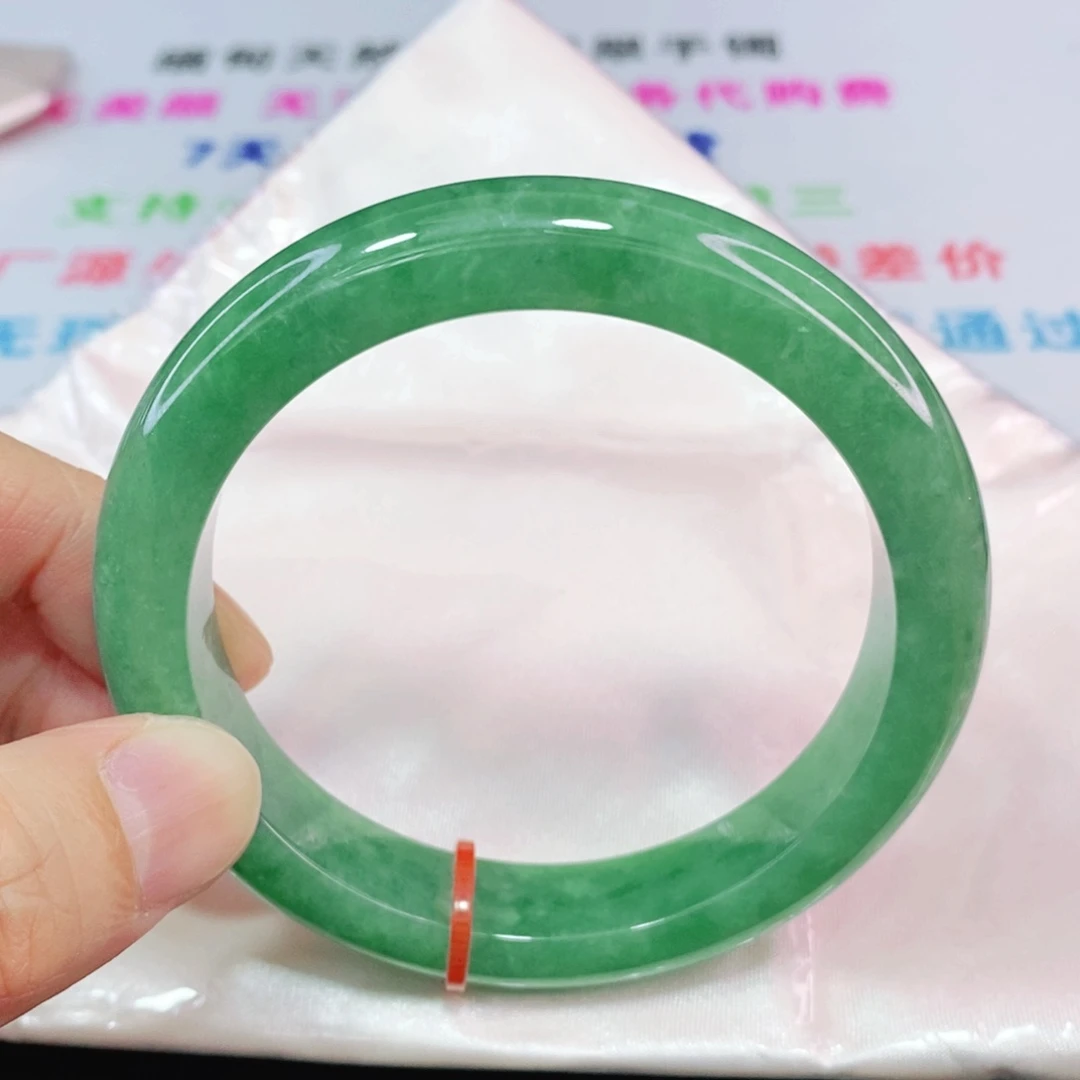 未镶嵌手镯翡翠58.4圈口正圈