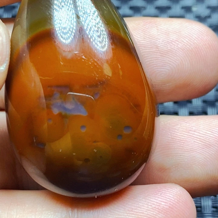 闲***鹤玛瑙/玉髓未镶嵌颈饰