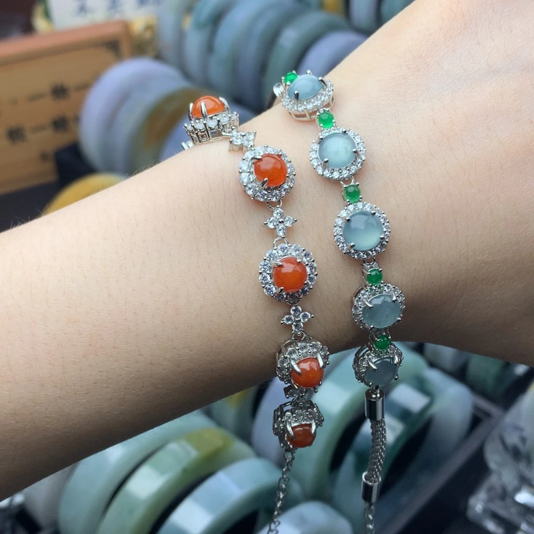 未镶嵌手链翡翠多样性发货发一件