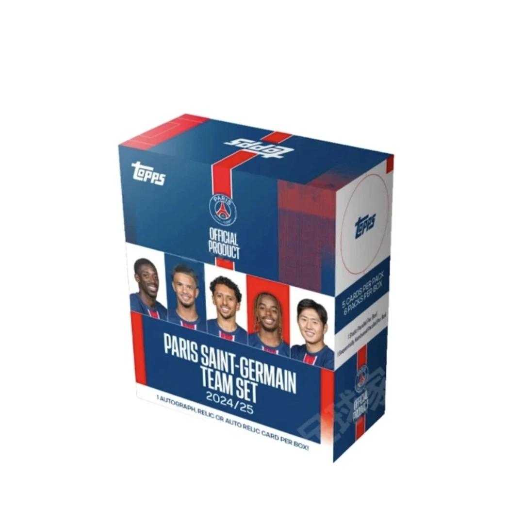 Topps24/25巴黎圣日耳曼Team Set队盒