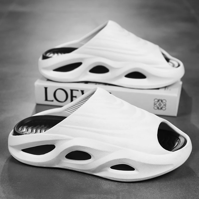 2025夏季新款户外情侣运动拖鞋大码沙滩健身必备凉鞋半拖轻便厚底
