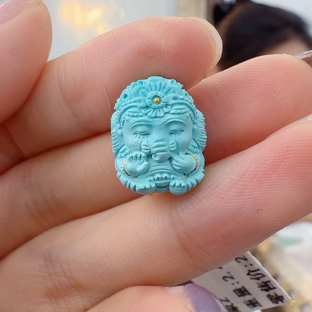 绿松石未镶嵌珠宝半成品