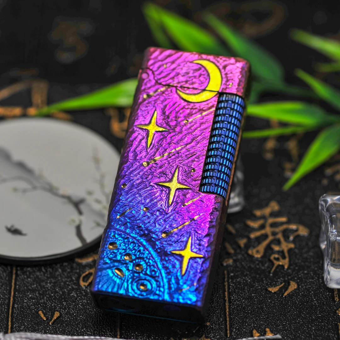 圣哥钛合金火灵珠阳极氧化煤油打火机