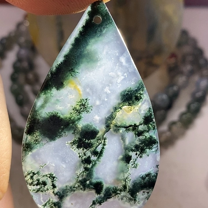 肖***迪玛瑙/玉髓未镶嵌吊坠(不含链)