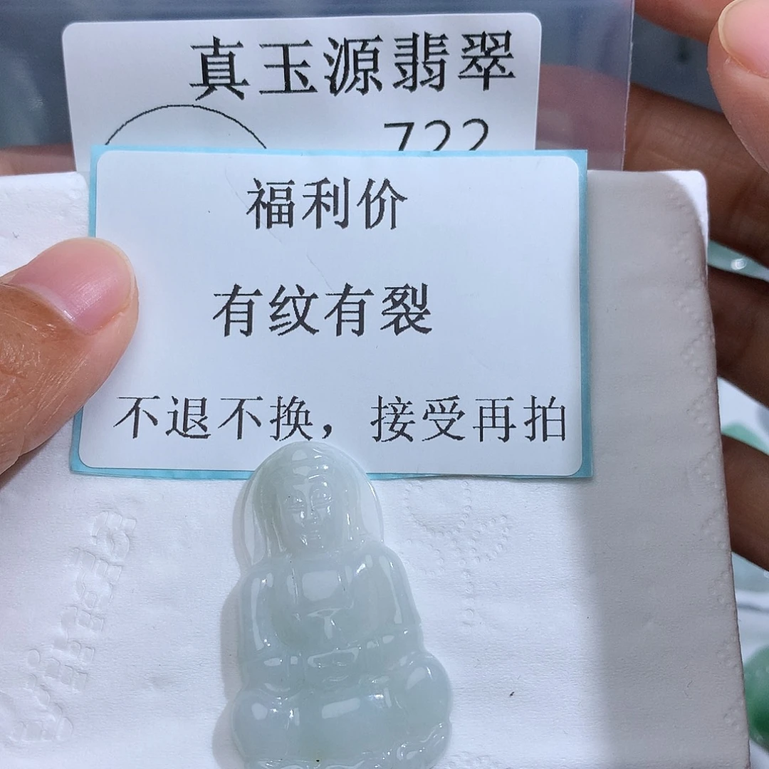 翡翠未镶嵌颈饰722
