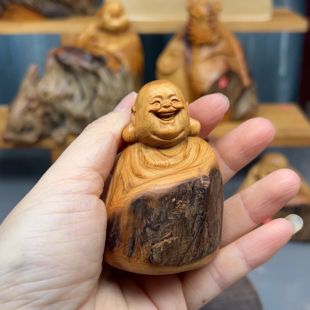 柏木崖柏木摆件手把件，15