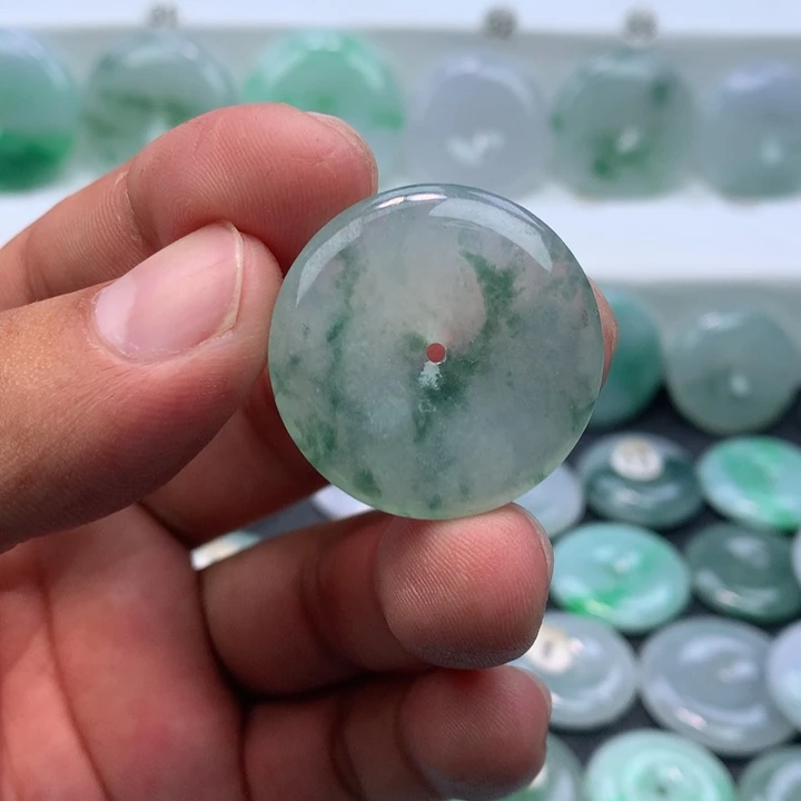 颈饰未镶嵌翡翠缅甸天然A货翡翠30.1-5.6