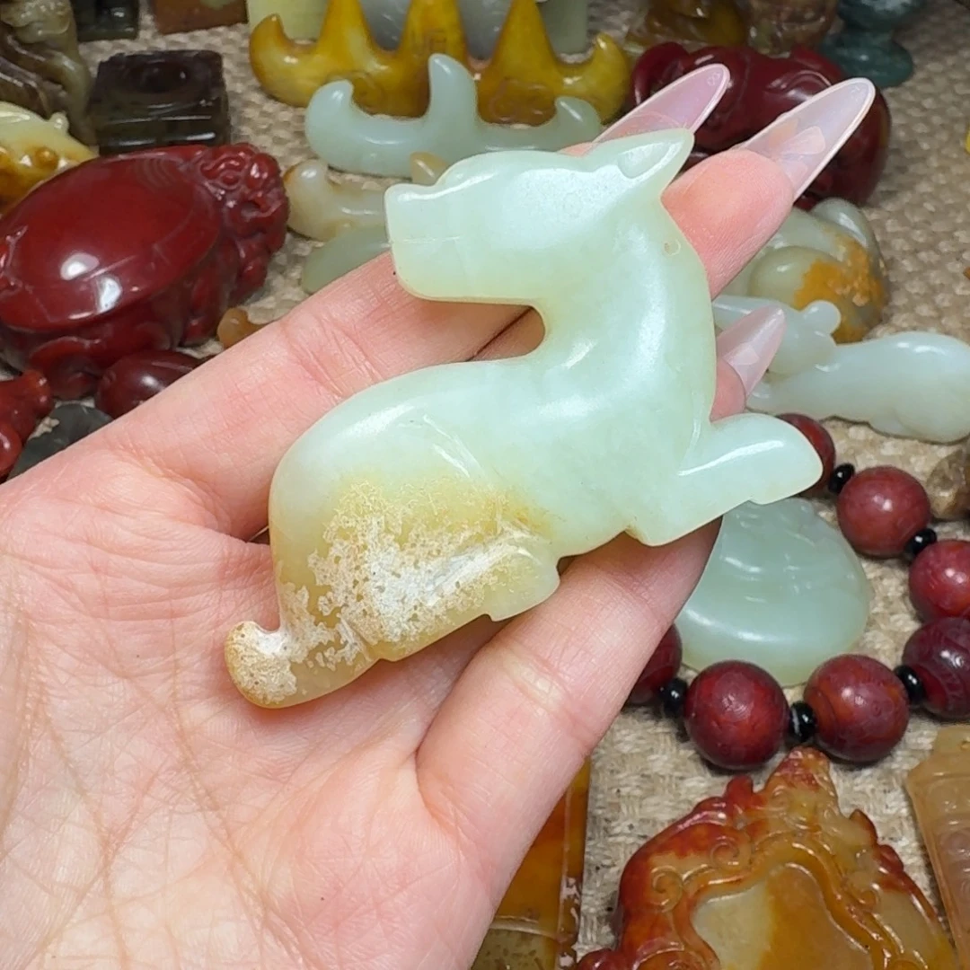 白玉菩提吊坠挂件