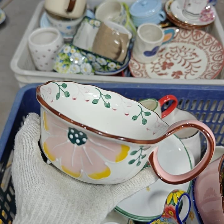 欧式陶瓷餐具杯碗盘微瑕介意慎拍