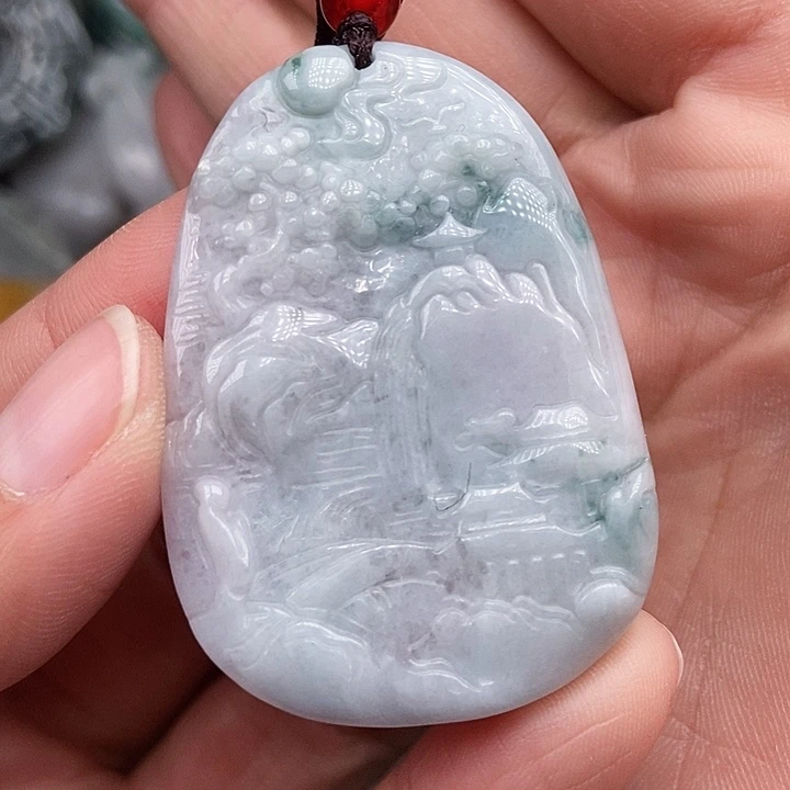颈饰未镶嵌翡翠翡翠