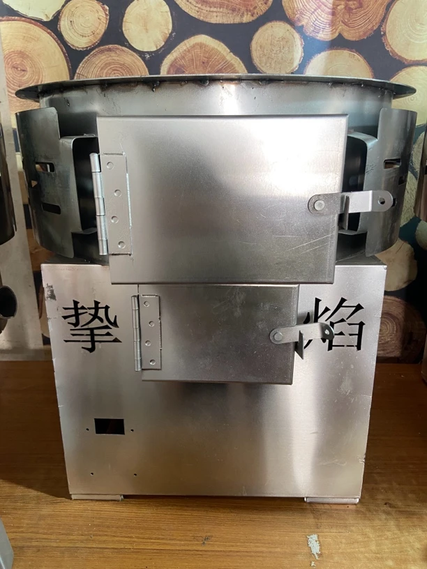 不锈钢铸铁内胆煤柴两用猛火无烟气化炉