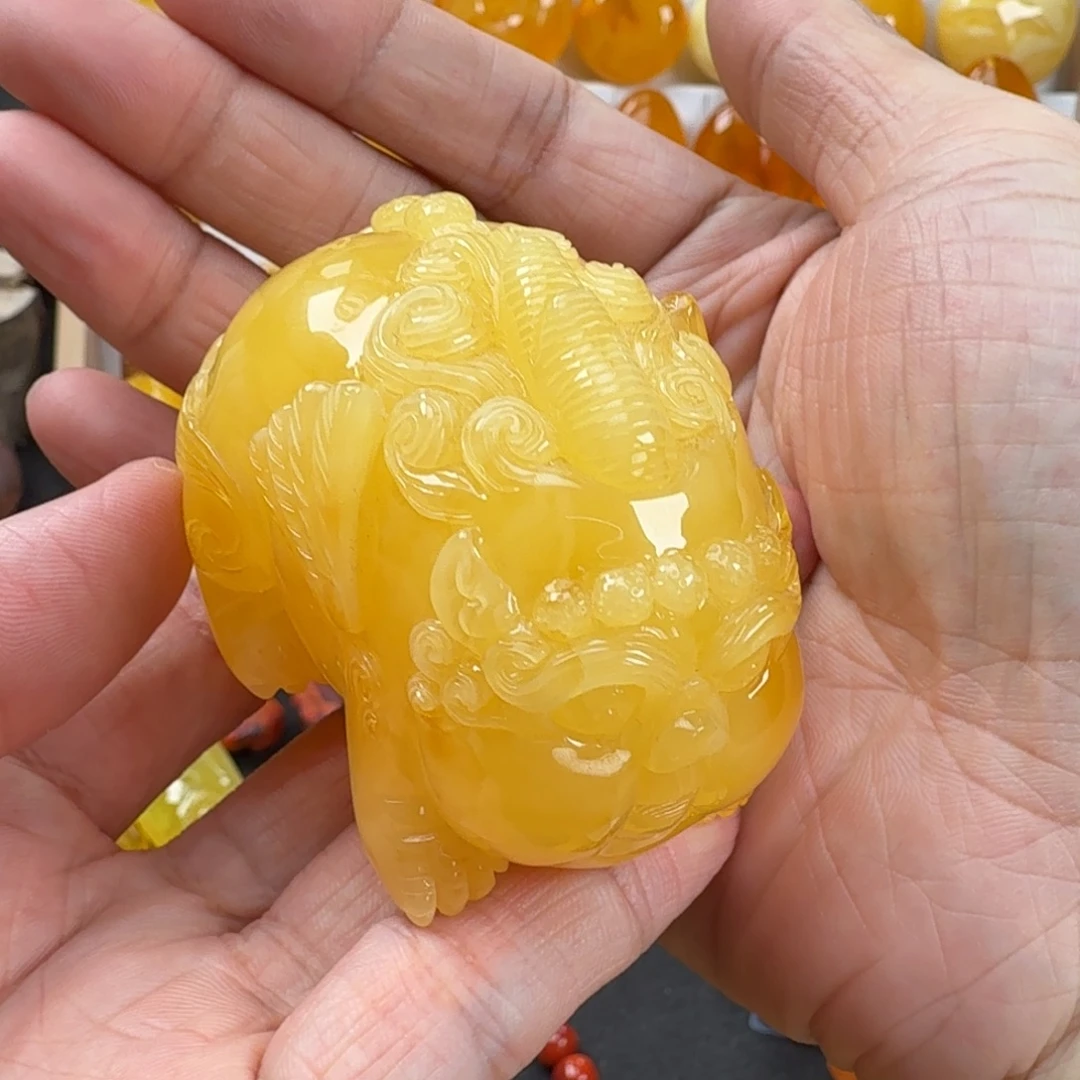 逗***苗蜜蜡未镶嵌颈饰蜜蜡72.48g