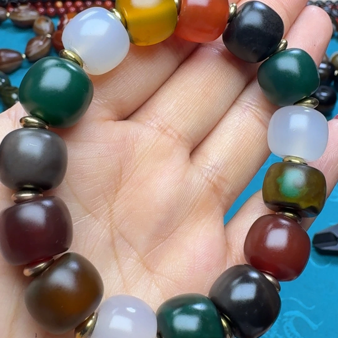 玛瑙/玉髓未镶嵌项链