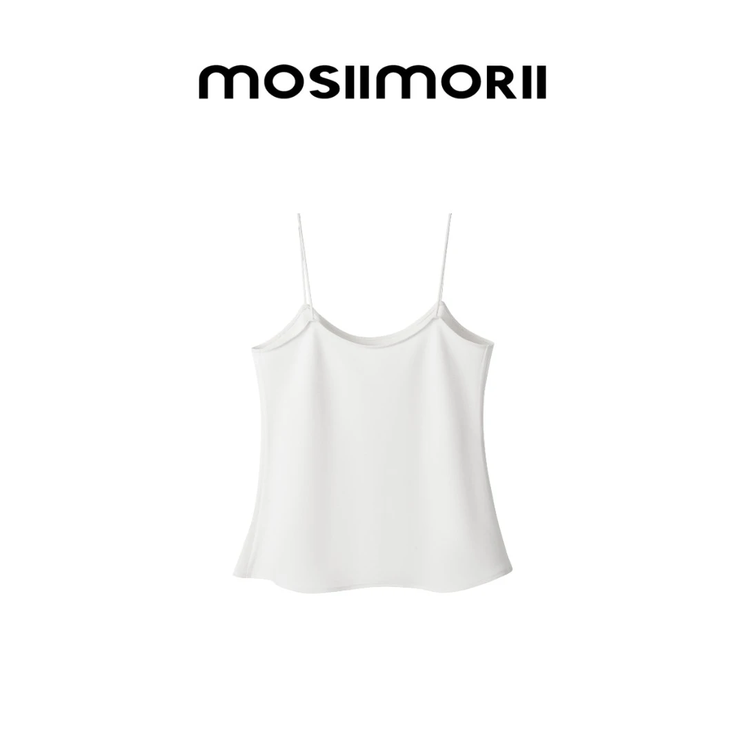 MOSIIMORII【自在禅云】春夏高级感精致织造轻奢下摆微弧吊带背心