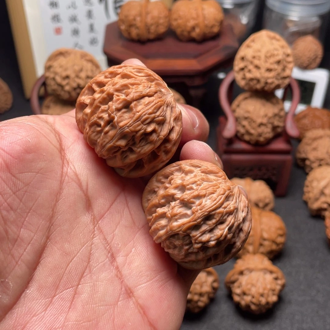 文玩核桃吊坠40磨盘