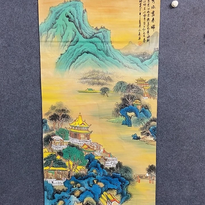 国画四尺界画一副