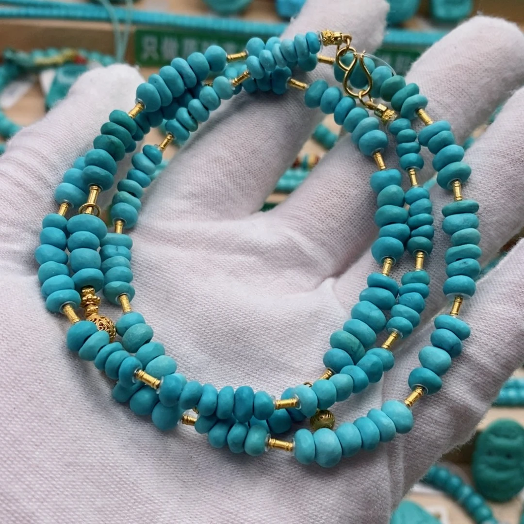 绿松石未镶嵌手链