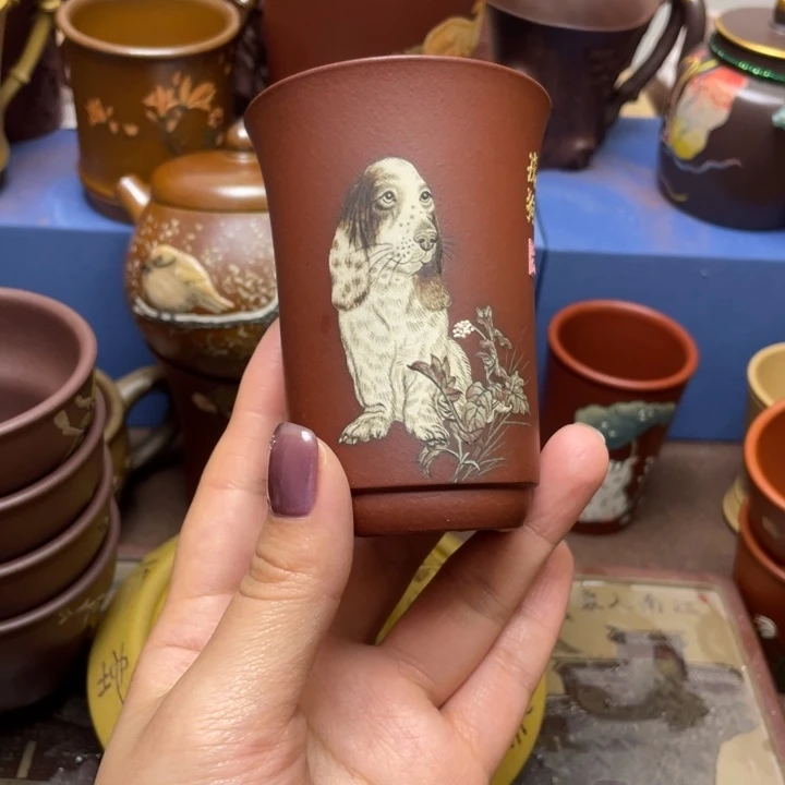 紫砂茶杯紫砂主人杯