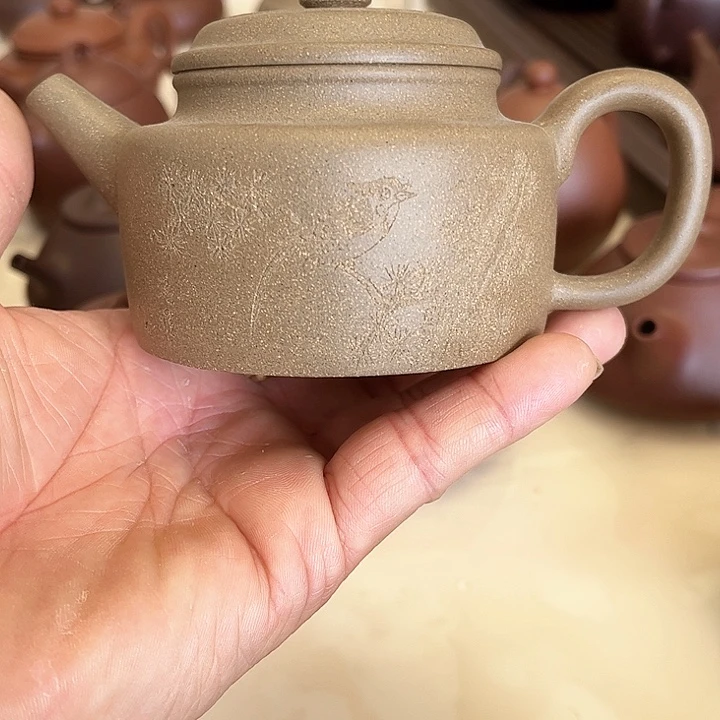 紫砂茶壶赛*秋宜兴紫砂壶青段德钟